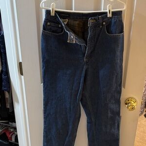 Lands' End Women's Relaxed Fit Blue Jeans